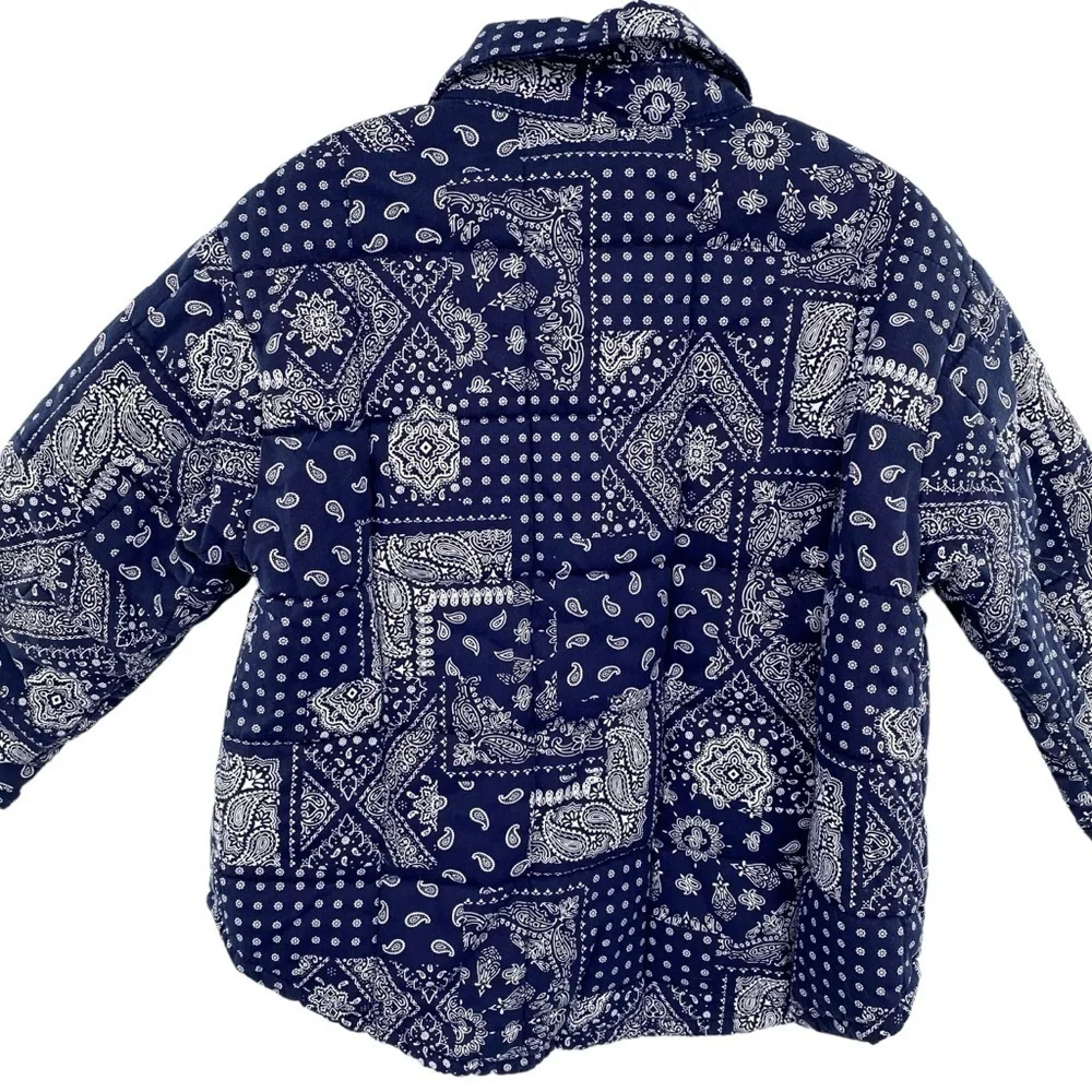 Claudine Kids Blue Paisley Bandanna Jacket